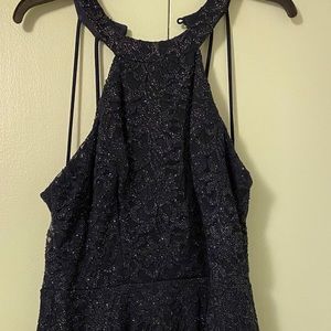 Navy lace dress